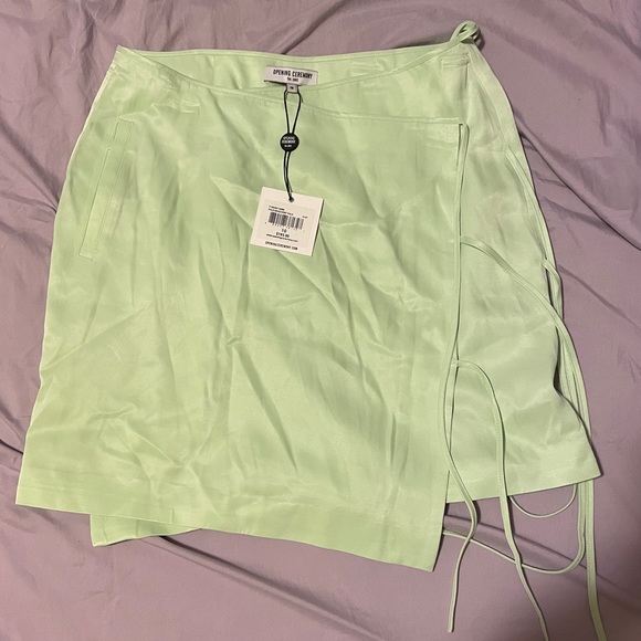 Opening Ceremony Tie Vented Skirt - Picture 3 of 3